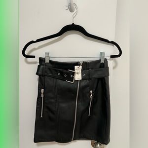NWT EXPRESS Faux Leather Mini Skirt